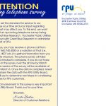 RPU survey notice postcard